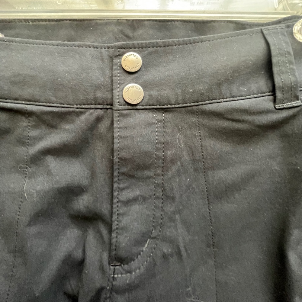Columbia Women's Black Omni-Shield Nylon Hiking Pants Size 8 - Picture 7 of 10